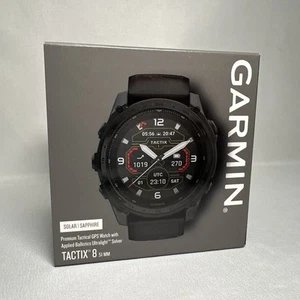 Garmin Tactix 8 Solar 51mm Display Premium Tattico GPS Smartwatch Balistica - Foto 1 di 3