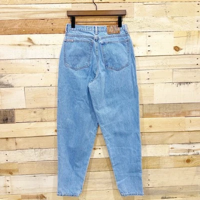 Jeans vintage anos 80 Zena cintura alta perna cônica mãe tamanho 12 - Imagem 1 de 4