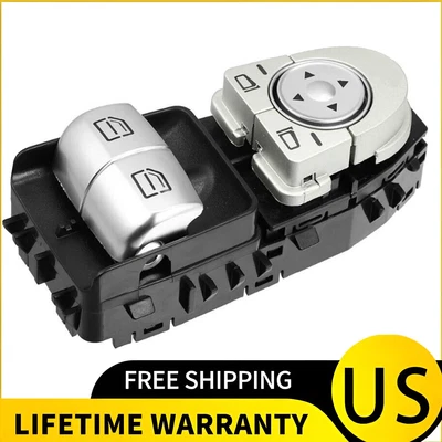 Interruptor de ventana delantero izquierdo DWS2079 para Mercedes-Benz C63 AMG 2017-18 4,0 L V8 Turbo Foto 1 de 4