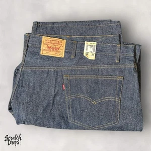 Jeans vintage Levi's 501xx termoretraibili made in USA W58 L34 501 fondo di magazzino nuovi con etichette - Foto 1 di 6