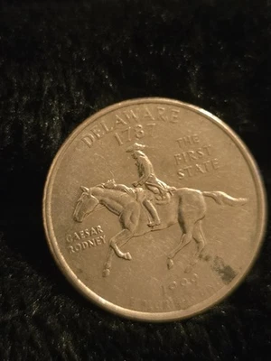 Delaware State Quarter Error Spitting Horse Coin - Image 1 of 2