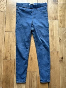 M&S Jeggings Size UK 10 Short Medium Blue Wash Stretch - Picture 1 of 7