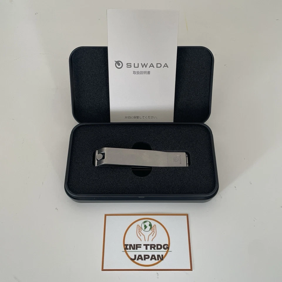 Cortaúñas SUWADA Alta Calidad Plegable Tipo 75mm con Estuche Hecho en JAPÓN NUEVO Foto 1 de 4