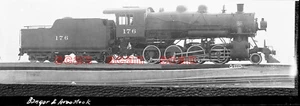 4BB022 2NDGEN NEG 1900s? BANGOR & AROOSTOOK RAILROAD 280 LOCO #176 - Picture 1 of 1