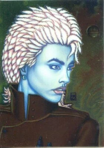 Star Wars Finest Base Card #18 Qwi Xux - Picture 1 of 1