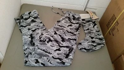 Nuevo Hombre Call of Duty Gris Camuflaje Vellón Cordón Salón Dormir Pantalones en Medias Foto 1 de 4