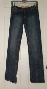 Pepe Jeans London Low Rise Bootcut Stretch Denim Womens Jean Size 24 Embellished - Picture 1 of 5