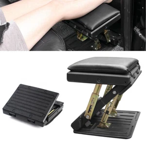 Foot Rest Stool Ergonomic Adjustable Height Under Desk Car Portable Footstool - Picture 1 of 12