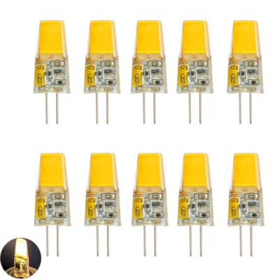 10X G4 5W LED Bulb COB AC 12V Warm White Capsule Lamp Dimmable Corn Bulb - Image 1 of 4