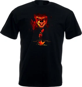 Pennywise Halloween T-Shirt, Halloween Horror Movie T-Shirt, Unisex Tee Top - Picture 1 of 10