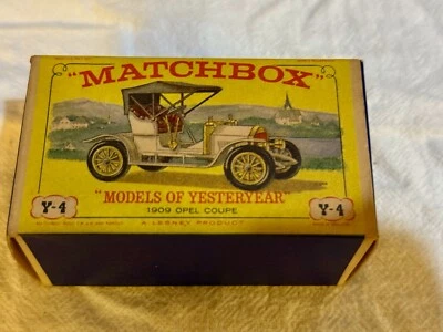 Matchbox Models of Yesteryear Y-4 1909 White Opel Coupe - Image 1 of 4