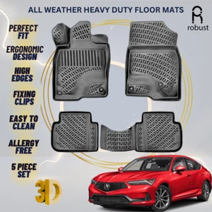 Floor Mats Liners For Acura Integra 2022-2025 All Weather Heavy Duty 3D Car Rugs - Picture 1 of 9