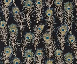 SANDERSON CURTAIN FABRIC DESIGN Themis 2 MTR INK LINEN BLEND AEGEAN COLLECTION - Picture 1 of 8
