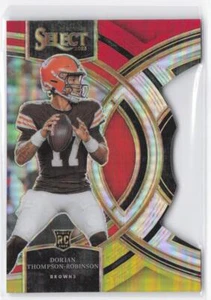 2023 Panini Select Dorian Thompson-Robinson RC #134 Red Yellow Prizms Die Cuts - Picture 1 of 2