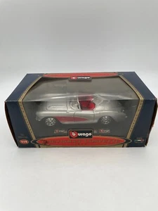 Chevrolet Corvette Burago 1957 VIP Collection 1:24 Scale *NEW* - Picture 1 of 1