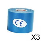 3X Sports Wrap Tape Water Resistant 5cmx5M Athletic Tape for Knee