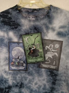 The Nightmare Before Christmas The Moon, Fool and Star Tarot Cards Shirt Size L - Picture 1 of 6