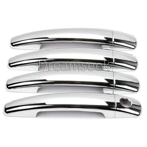 PARA PEUGEOT 207 308 407 408 3008 C4 C6 CROMO MANIJA PUERTA MOLDURA MOLDURA - Imagen 1 de 5