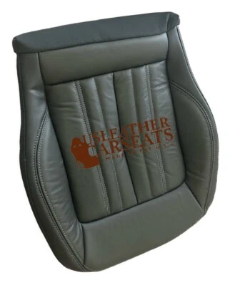 2018-2020 For Audi Q5, SQ5 Driver side Bottom Leather Seat Cover Black - Image 1 of 4