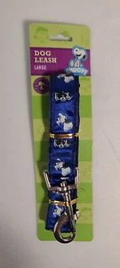 Hundehalsband verstellbar LARGE Snoopy blau und schwarz Haustier groß NEU - Bild 1 von 2