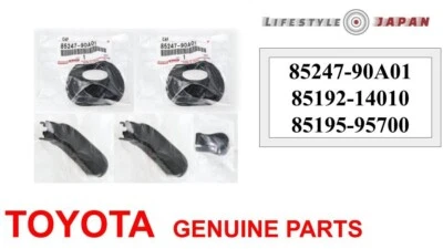 TOYOTA Genuine OEM Land Cruiser FJ60 FJ62 Windshield Wiper Pivot Cover Cap Set Foto 1 de 4