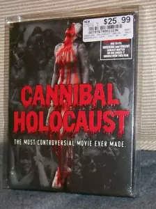 CANNIBAL HOLOCAUST  dvd bluray   horror  rated R  3 disc steel book    NEW - Picture 1 of 2