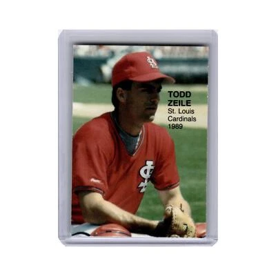 Todd Zeile 1990 Rookie Fever Series I #5 St. Louis Cardinals Baseball Card NM Foto 1 de 3