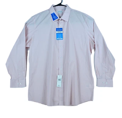 Camisa de Vestir Haggar Para Hombre 18-18.5 36/37 Premium Cómoda Calce Clásico Elastizada Nueva Con Etiquetas Foto 1 de 4
