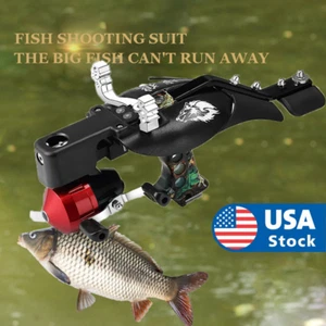 Outdoor Fishing Slingshot Catapult Powerful Hunting shooting Killing Toy Rifle - Picture 1 of 12