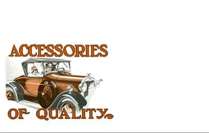 Folleto de venta de accesorios Ford Modelo A 1930 31 - Imagen 1 de 1