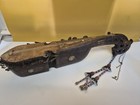 Vintage Afghan Rubab Rabab Stringed Instrument Carved Folk Lute Restoration