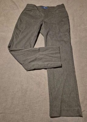 Apt. Pantalones de pierna recta 9 Brynn para mujer - gris oscuro - talla 14P Foto 1 de 3