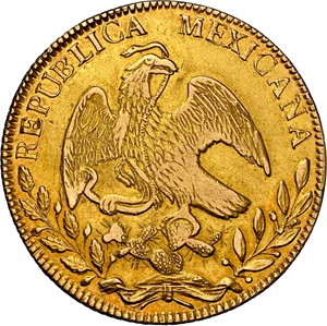 1832-Go, Mexico (1st Republic). Gold 8 Escudos Coin. Scarcer Date! NGC AU-53! - Picture 1 of 4