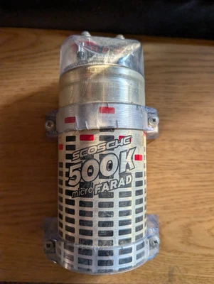 Condensador de audio Scosche 500k Micro Farad para 94-04 Mustang GT Aa7320 Foto 1 de 2