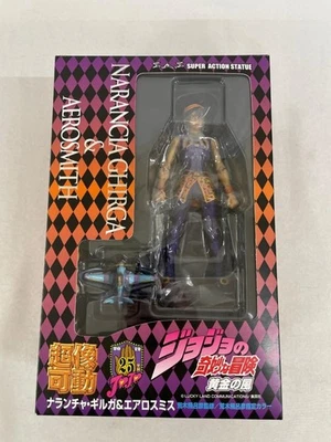 Figura Estatua Super Acción JoJo's Bizarre Adventure Narancia Ghirga & Aerosmith Foto 1 de 4