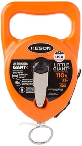 G110 Little Giant Chalk Line Reel, 12-Ounce Chalk Capacity, 110-Foot - Picture 1 of 9