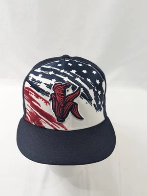 Chapéu ajustável New Era Cedar Rapids Kernels 59FIFTY 7 1/4 Marvel Minor League Splash - Imagem 1 de 4