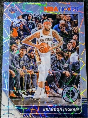 2019-20 NBA Hoops Premium Stock Brandon Ingram Pelicans Holo Laser Prizm SP #119 - Image 1 of 2
