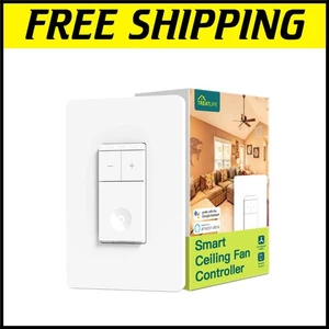WiFi Smart Fan Control with Remote & App Scheduling - Works with Alexa & Google - Picture 1 of 9