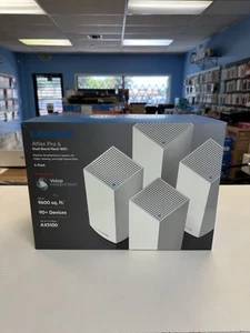 Linksys Atlas Pro 6 WiFi 6 Dual-Band Mesh System AX5100 4-Pack NEW SEALED $499 - Picture 1 of 5