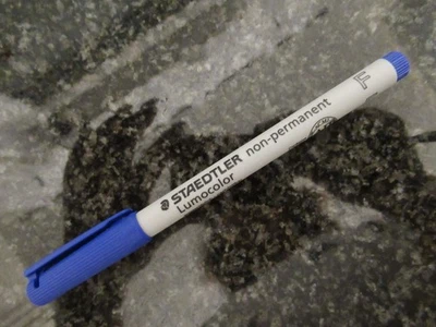 Staedtler Lumicolor Non-Permanent, Strichstärke F, Farbe Blau NEU - Bild 1 von 2