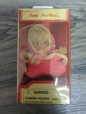 Muñeca Uneeda Baby Pee Wee 1998 vintage cabello rubio nuevo stock antiguo Foto 1 de 4