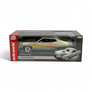1971 Ford Torino GT Gray 1:18 Scale Auto World Item AMM1074/06 Limited 1/1002 - Picture 1 of 15