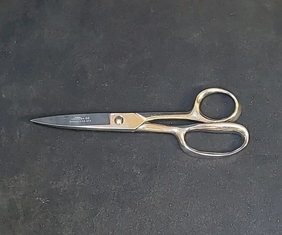 Vtg CUTCO 66 Take-Apart Chrome 8.5” Kitchen Sewing Serrated Scissors Shears USA - Image 1 of 4