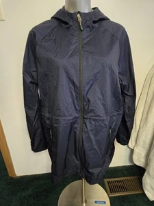 Womens 32° Cool Lightweight Hooded Rain Windbreaker Size Large. - Picture 1 of 10