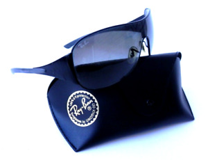 Ray Ban Sunglasses Wrap Metal RB 3392   Made in Italy + case