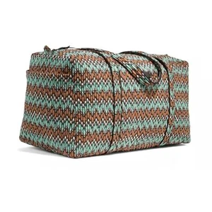 Vera Bradley mehrfarbige Damen-Reisetasche doppelte Griffe Reißverschluss oben - Bild 1 von 9