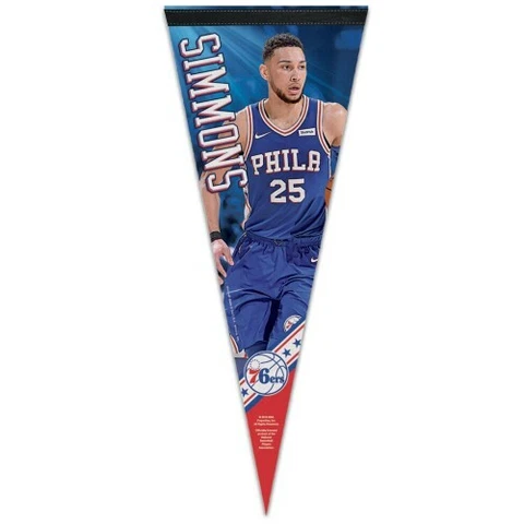 BEN SIMMONS PHILADELPHIA 76ERS PREMIUM QUALITY PENNANT 12"X30" BANNER Cover