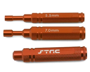 ST Racing Concepts 5.5mm & 7mm Aluminum Nut Divers w/1/4" Wrench Handle - Picture 1 of 2