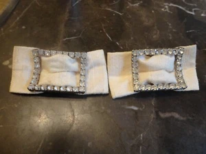 Vintage Rhinestone Shoe Clips - Picture 1 of 1